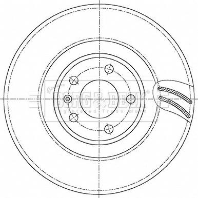 Borg & Beck BBD6147S - Тормозной диск abcparts.ee