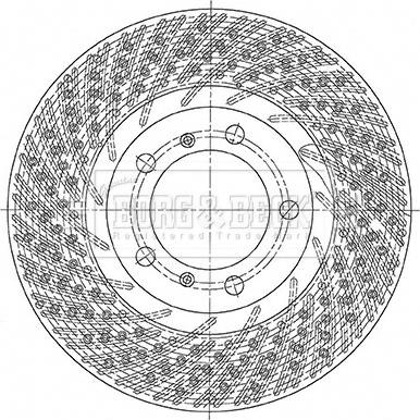 Borg & Beck BBD6153S - Тормозной диск abcparts.ee