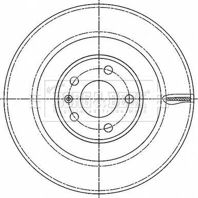 Borg & Beck BBD6203S - Тормозной диск abcparts.ee