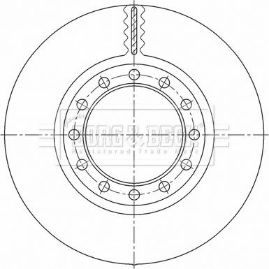 Borg & Beck BBD32639 - Тормозной диск abcparts.ee