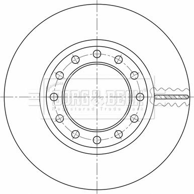 Borg & Beck BBD32794 - Тормозной диск abcparts.ee