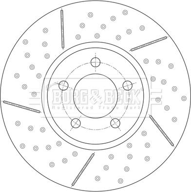 Borg & Beck BBD7012S - Тормозной диск abcparts.ee
