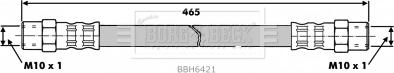 Borg & Beck BBH6421 - Тормозной шланг abcparts.ee