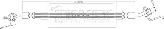Borg & Beck BBH8902 - Тормозной шланг abcparts.ee