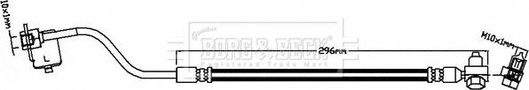 Borg & Beck BBH8631 - Тормозной шланг abcparts.ee