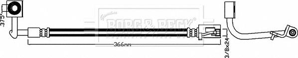 Borg & Beck BBH8091 - Тормозной шланг abcparts.ee