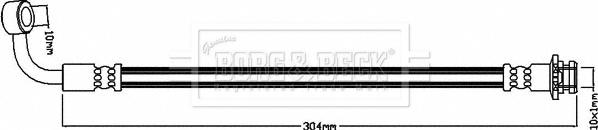 Borg & Beck BBH8058 - Тормозной шланг abcparts.ee
