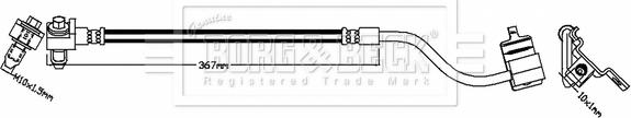 Borg & Beck BBH8832 - Тормозной шланг abcparts.ee