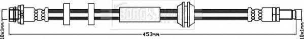 Borg & Beck BBH8374 - Тормозной шланг abcparts.ee
