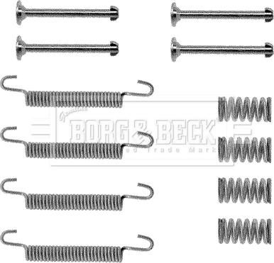 Borg & Beck BBK6074 - Комплектующие, стояночная тормозная система abcparts.ee