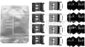 Borg & Beck BBK1578 - Комплектующие для колодок дискового тормоза abcparts.ee