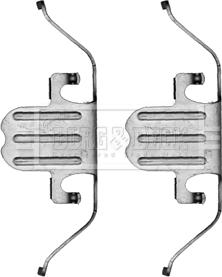Borg & Beck BBK1290 - Комплектующие для колодок дискового тормоза abcparts.ee