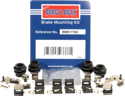 Borg & Beck BBK1765 - Комплектующие для колодок дискового тормоза abcparts.ee
