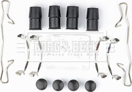 Borg & Beck BBK1735 - Комплектующие для колодок дискового тормоза abcparts.ee