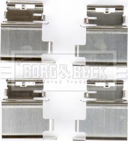 Borg & Beck BBK1733 - Комплектующие для колодок дискового тормоза abcparts.ee