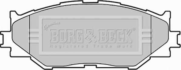 Borg & Beck BBP1993 - Тормозные колодки, дисковые, комплект abcparts.ee
