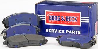 Borg & Beck BBP1913 - Тормозные колодки, дисковые, комплект abcparts.ee
