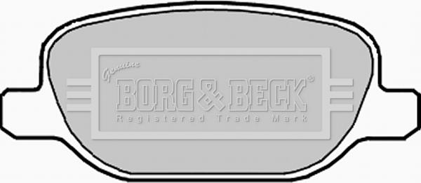 Borg & Beck BBP1978 - Тормозные колодки, дисковые, комплект abcparts.ee