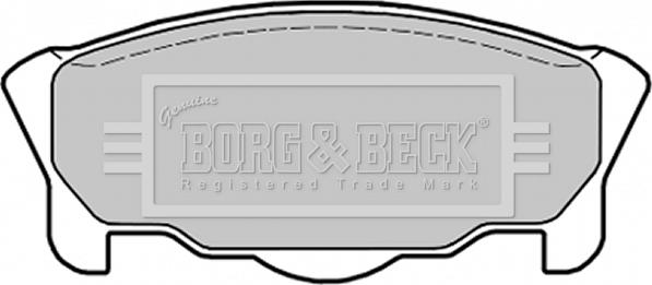 Borg & Beck BBP1431 - Тормозные колодки, дисковые, комплект abcparts.ee
