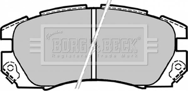 Borg & Beck BBP1479 - Тормозные колодки, дисковые, комплект abcparts.ee