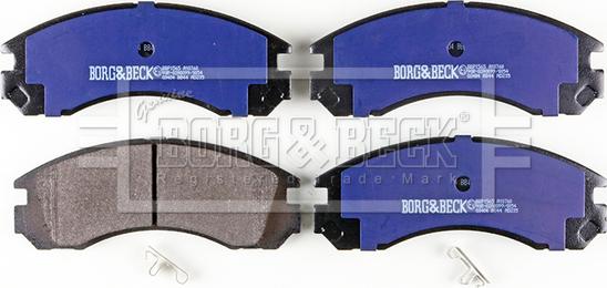 Borg & Beck BBP1565 - Тормозные колодки, дисковые, комплект abcparts.ee