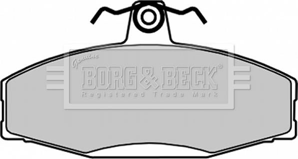 Borg & Beck BBP1604 - Тормозные колодки, дисковые, комплект abcparts.ee
