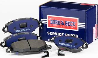 Borg & Beck BBP1623 - Тормозные колодки, дисковые, комплект abcparts.ee