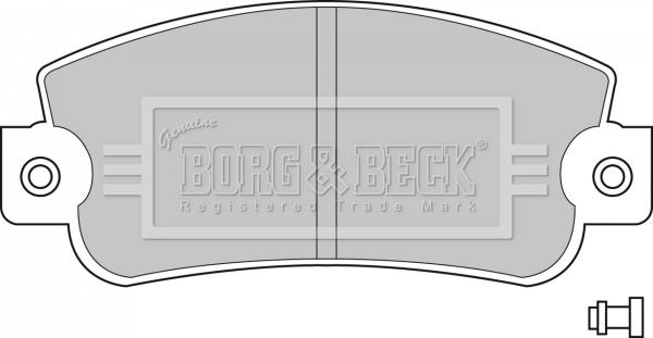Borg & Beck BBP1094 - Тормозные колодки, дисковые, комплект abcparts.ee