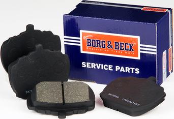 Borg & Beck BBP1098 - Тормозные колодки, дисковые, комплект abcparts.ee