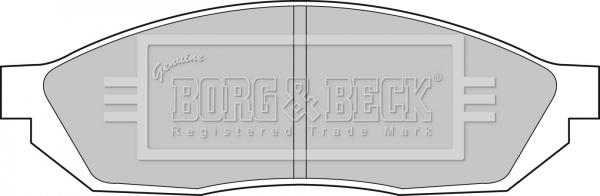 Borg & Beck BBP1071 - Тормозные колодки, дисковые, комплект abcparts.ee