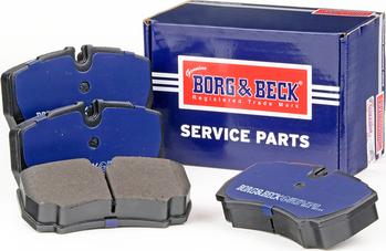 Borg & Beck BBP1863 - Тормозные колодки, дисковые, комплект abcparts.ee