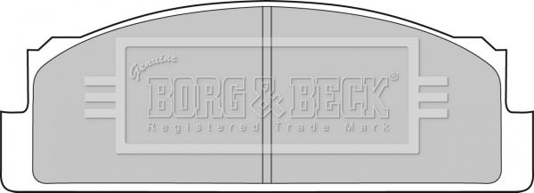 Borg & Beck BBP1305 - Тормозные колодки, дисковые, комплект abcparts.ee