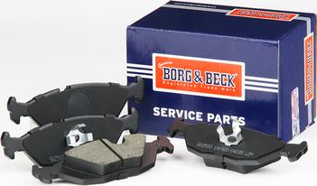 Borg & Beck BBP1266 - Тормозные колодки, дисковые, комплект abcparts.ee