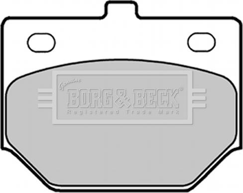 Borg & Beck BBP1286 - Тормозные колодки, дисковые, комплект abcparts.ee
