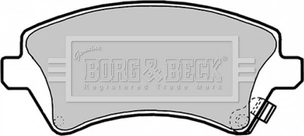 Borg & Beck BBP1769 - Тормозные колодки, дисковые, комплект abcparts.ee