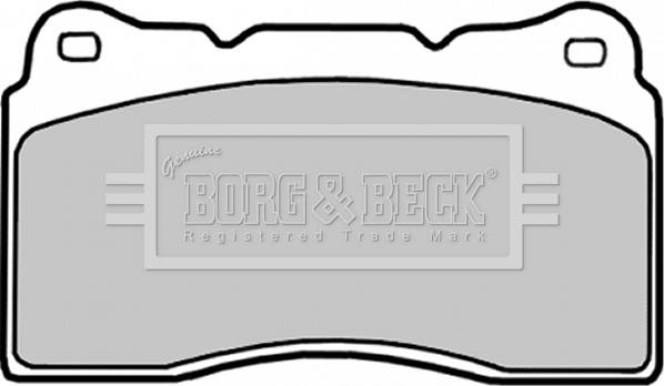 Borg & Beck BBP1784 - Тормозные колодки, дисковые, комплект abcparts.ee