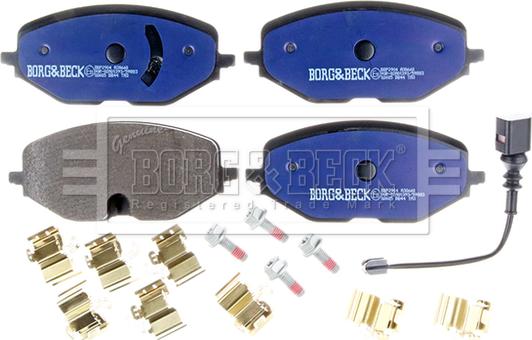 Borg & Beck BBP2904 - Тормозные колодки, дисковые, комплект abcparts.ee