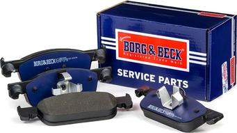 Borg & Beck BBP2591 - Тормозные колодки, дисковые, комплект abcparts.ee