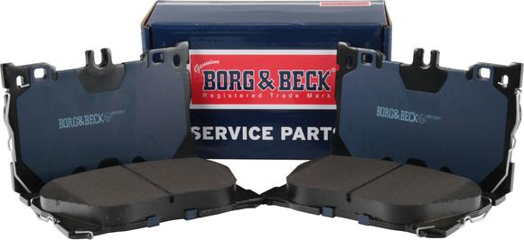 Borg & Beck BBP2587 - Тормозные колодки, дисковые, комплект abcparts.ee