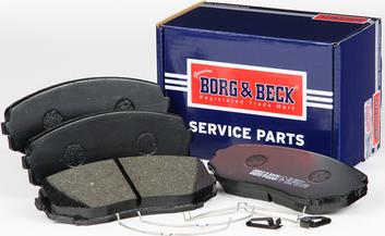 Borg & Beck BBP2691 - Тормозные колодки, дисковые, комплект abcparts.ee