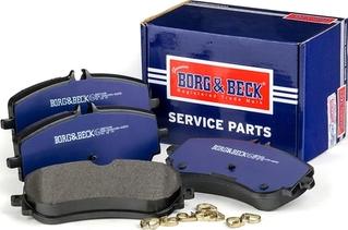 Borg & Beck BBP2698 - Тормозные колодки, дисковые, комплект abcparts.ee