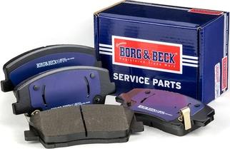 Borg & Beck BBP2697 - Тормозные колодки, дисковые, комплект abcparts.ee