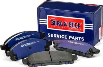 Borg & Beck BBP2054 - Тормозные колодки, дисковые, комплект abcparts.ee
