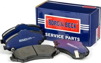 Borg & Beck BBP2089 - Тормозные колодки, дисковые, комплект abcparts.ee