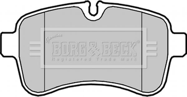 Borg & Beck BBP2034 - Тормозные колодки, дисковые, комплект abcparts.ee