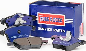 Borg & Beck BBP2022 - Тормозные колодки, дисковые, комплект abcparts.ee