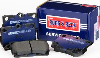 Borg & Beck BBP2157 - Тормозные колодки, дисковые, комплект abcparts.ee