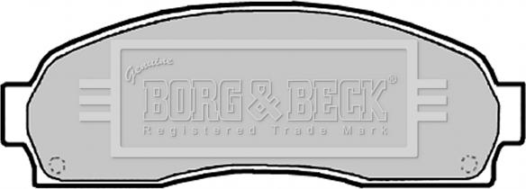 Borg & Beck BBP2134 - Тормозные колодки, дисковые, комплект abcparts.ee