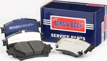 Borg & Beck BBP2851 - Тормозные колодки, дисковые, комплект abcparts.ee
