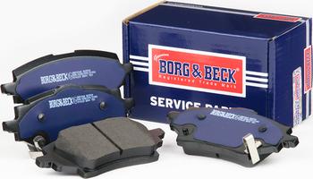 Borg & Beck BBP2860 - Тормозные колодки, дисковые, комплект abcparts.ee